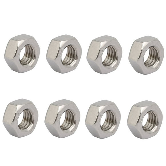 20pcs M12 x 1.25mm Fine Thread Hex Half Thin Jam Nuts A2 304 Stainless Steel